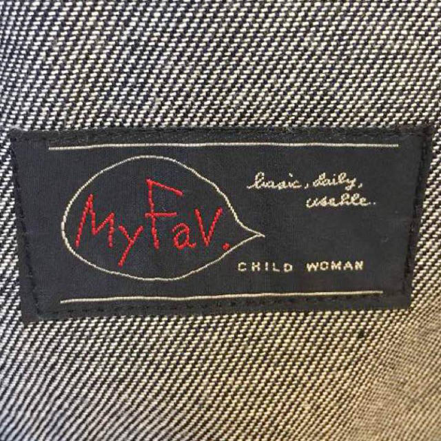 Dot&Stripes CHILDWOMAN(ドットアンドストライプスチャイルドウーマン)のCHILD WOMAN MyFav Gジャン レディースのジャケット/アウター(Gジャン/デニムジャケット)の商品写真