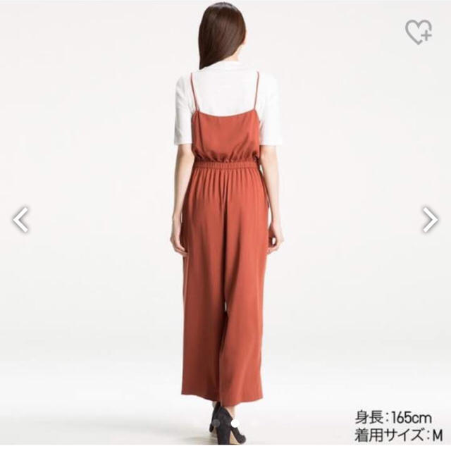 UNIQLO(ユニクロ)の【値下げ！】ユニクロ キャミソールサロペット パンツ S ピンク レディースのパンツ(サロペット/オーバーオール)の商品写真