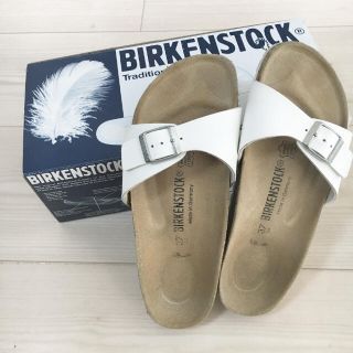 ビルケンシュトック(BIRKENSTOCK)のビルケンシュトック ▼ マドリッド ▼ ホワイト 白  37 (サンダル)