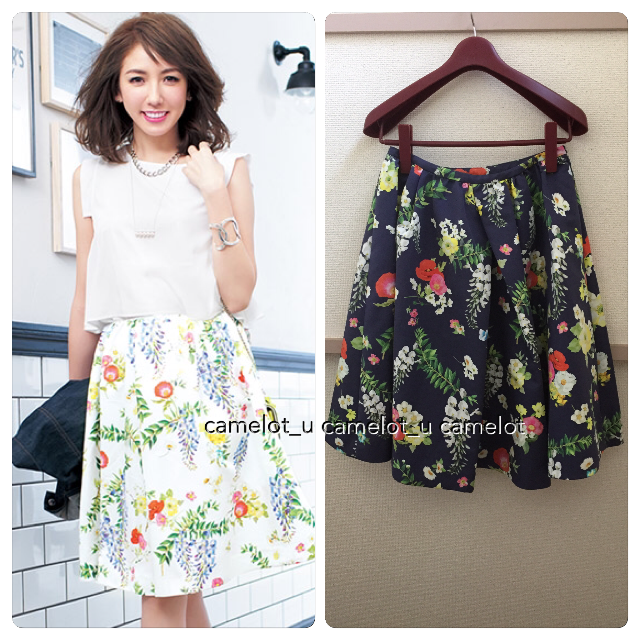 ひざ丈スカート Chesty - chesty  Wisteria Skirt