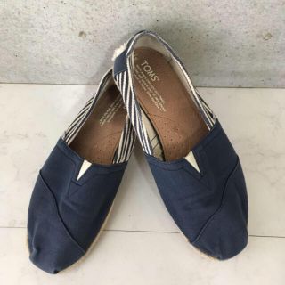 トムズ(TOMS)の【TOMS】スリッポン size6 23 ネイビー(スリッポン/モカシン)