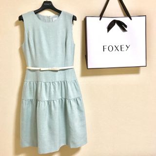 フォクシー(FOXEY)のお値下げ中 ♡ FOXEY ♡ Antique Brun dress 38(ひざ丈ワンピース)