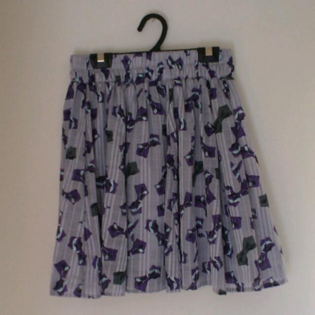 FREE'S SHOP(フリーズショップ)のFREE'S *リボン柄スカート レディースのスカート(ミニスカート)の商品写真