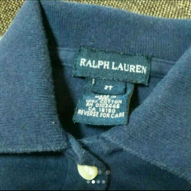 Ralph Lauren(ラルフローレン)のラルフローレン　ポロシャツ　ワンピース　95㎝　2T  値下げしました キッズ/ベビー/マタニティのキッズ服女の子用(90cm~)(ワンピース)の商品写真