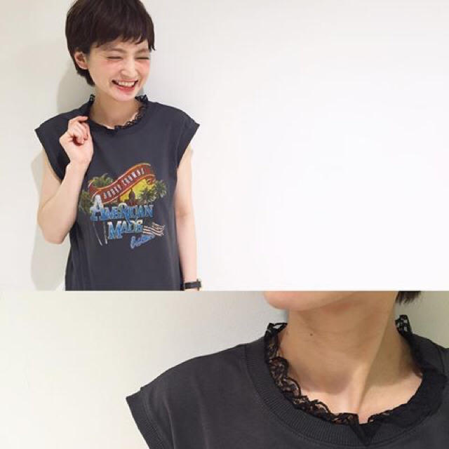 RODEO CROWNS(ロデオクラウンズ)のRODEO CROWNS ✩ ネックレースTシャツ レディースのトップス(Tシャツ(半袖/袖なし))の商品写真