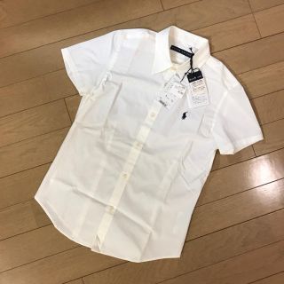 ラルフローレン(Ralph Lauren)のタグ付新品♡ラルフローレンホワイトロゴシャツ(シャツ/ブラウス(半袖/袖なし))