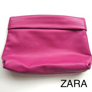 ザラ(ZARA)のZARA クラッチバッグ/マゼンダピンク(クラッチバッグ)