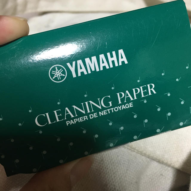 ヤマハ(ヤマハ)のYAMAHA CLEANING PAPER 楽器の管楽器(クラリネット)の商品写真