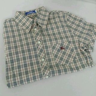 バーバリー(BURBERRY)の【シュナ様専用】バーバリーブルーレーベルの半袖シャツ(シャツ/ブラウス(半袖/袖なし))