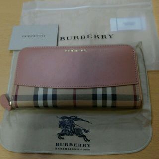 バーバリー(BURBERRY)のセール対象♪【未使用】BURBERRY ラウンド長財布 バーバリー(財布)