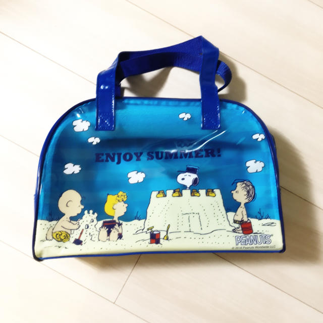 SNOOPY(スヌーピー)の新品 プール バック スヌーピー キッズ/ベビー/マタニティのこども用バッグ(その他)の商品写真