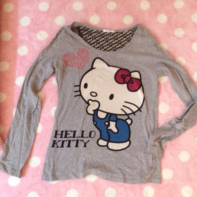 キティ シャツ レディースのトップス(Tシャツ(長袖/七分))の商品写真