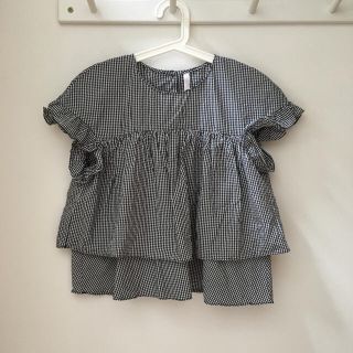 ザラ(ZARA)のギンガムチェックブラウス&ピンクシャツ(Tシャツ(半袖/袖なし))