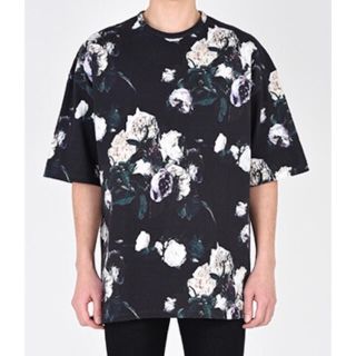 ラッドミュージシャン(LAD MUSICIAN)の☆新品☆ラッドミュージシャン スーパービッグ Tシャツ 花柄 フラワー ネイビー(Tシャツ/カットソー(半袖/袖なし))