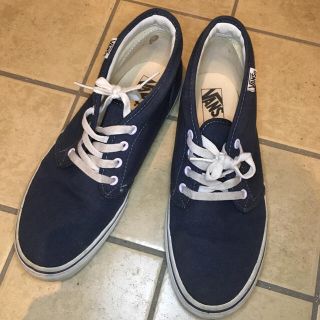 ヴァンズ(VANS)のVANS ハイカット 紺 スニーカー(スニーカー)