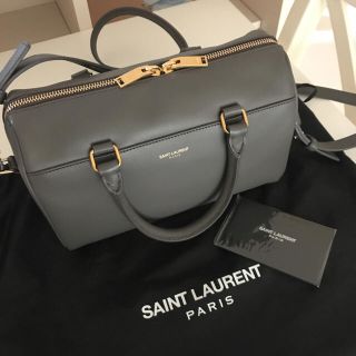 サンローラン(Saint Laurent)のS♡様専用⭐︎サンローラン ベイビーダッフル グレー(ショルダーバッグ)