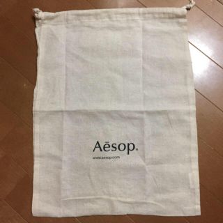 イソップ(Aesop)の【Instagramで大人気】Aesop 巾着大 ネットバック付き(ショップ袋)