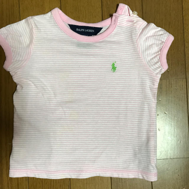 Ralph Lauren(ラルフローレン)の送料込み‼︎ ラルフローレン ベビー パブスリーブＴシャツ 12M  キッズ/ベビー/マタニティのベビー服(~85cm)(Ｔシャツ)の商品写真