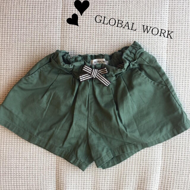 GLOBAL WORK(グローバルワーク)のGLOBAL WORK♡ショートパンツ キッズ/ベビー/マタニティのキッズ服女の子用(90cm~)(パンツ/スパッツ)の商品写真