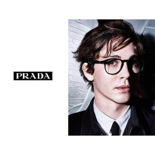 プラダ(PRADA)のプラダ メガネ メンズ 黒 ウェリントン ビジネス ブラック POBM サp2(サングラス/メガネ)