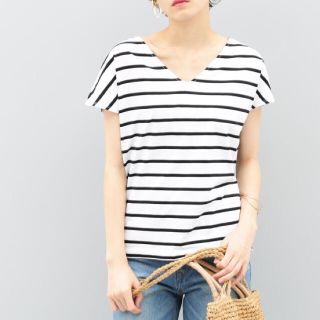 アダムエロぺ(Adam et Rope')のAdam et Rope' 2WAY コットンシャツ(Tシャツ(半袖/袖なし))