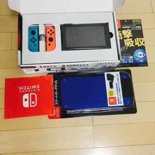 ニンテンドウ(任天堂)のニンテンドースイッチ 保護シート スマートポーチ Nintendo switch(家庭用ゲーム機本体)