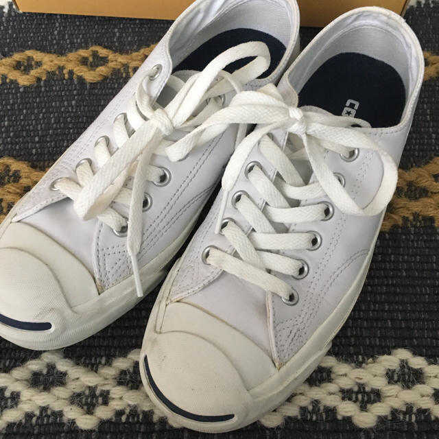 ☆CONVERS☆ ジャックパーセル レザー 23.5