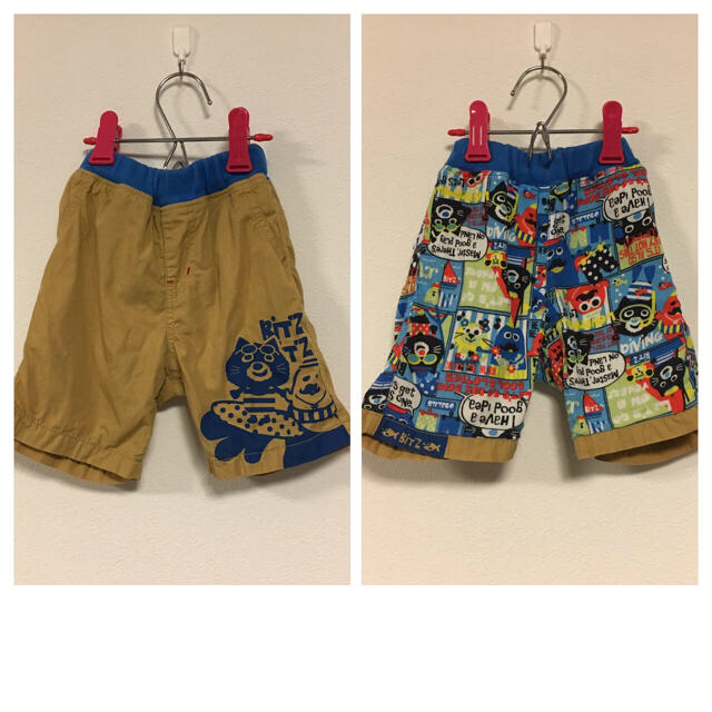 Bit'z(ビッツ)のBIT'Z♡リバーシブルパンツ&F.O.KIDS♡チェックシャツ キッズ/ベビー/マタニティのキッズ服男の子用(90cm~)(パンツ/スパッツ)の商品写真