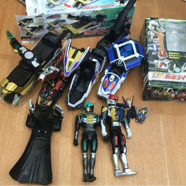 仮面ライダー 6点セット アクションライナー4個 DX仮面ライダー電王&ゼロノス | フリマアプリ ラクマ