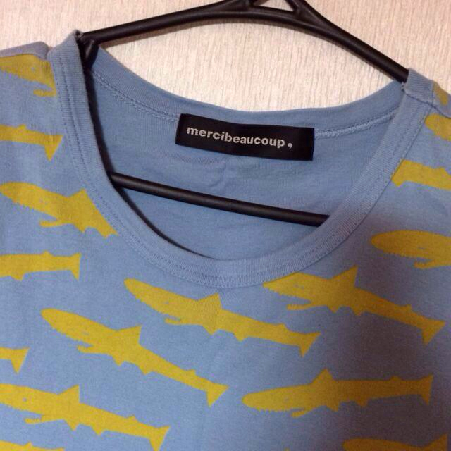 mercibeaucoup(メルシーボークー)のサメ柄 Tシャツ＊ レディースのトップス(Tシャツ(半袖/袖なし))の商品写真