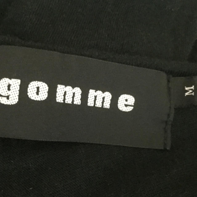 gomme(ゴム)のgomme ノースリーブ チュニック 無地 黒 レディースのトップス(チュニック)の商品写真