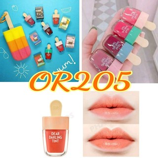 エチュードハウス(ETUDE HOUSE)のエチュードハウス✦夏限定✦アイスティントリップ♥OR205♥(リップグロス)