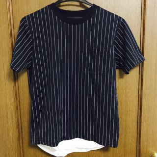 グローバルワーク(GLOBAL WORK)のGLOBAL WORK ストライプTシャツ Sサイズ(Tシャツ/カットソー(半袖/袖なし))