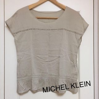 ミッシェルクラン(MICHEL KLEIN)のMICHEL KLEIN ミッシェルクラン レディース /カットソー 38(カットソー(半袖/袖なし))