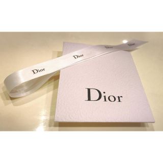 ディオール(Dior)の美品🎀リボン付Dior紙袋ショッパーディオールショップ袋ロゴ(ショップ袋)