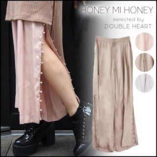 ハニーミーハニー(Honey mi Honey)の再お値下げ♡honeymihoneyサイドボタンパンツ(カジュアルパンツ)