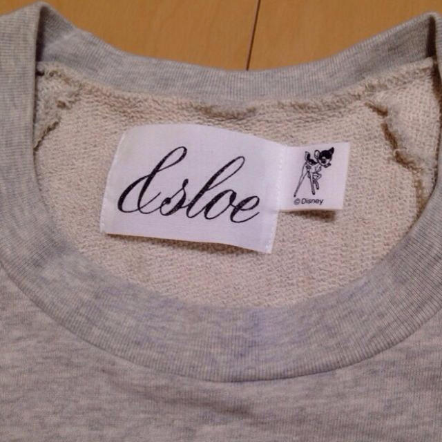 FELISSIMO(フェリシモ)のバンビスウェットT💛&sloe レディースのトップス(Tシャツ(半袖/袖なし))の商品写真