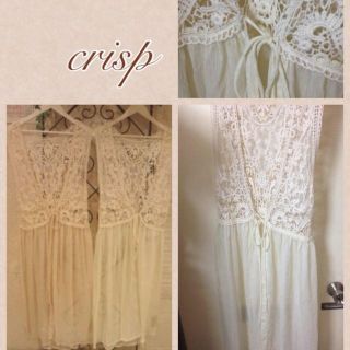 クリスプ(Crisp)のcrisp♡シフォンレースワンピース♡(ロングワンピース/マキシワンピース)