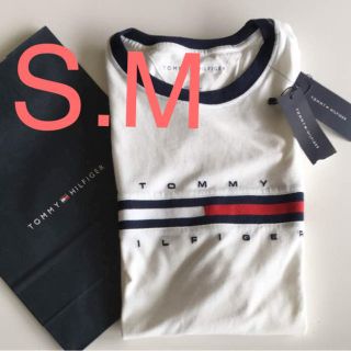 トミーヒルフィガー(TOMMY HILFIGER)のひまわり様  白   S.M  サイズ(Tシャツ/カットソー(半袖/袖なし))