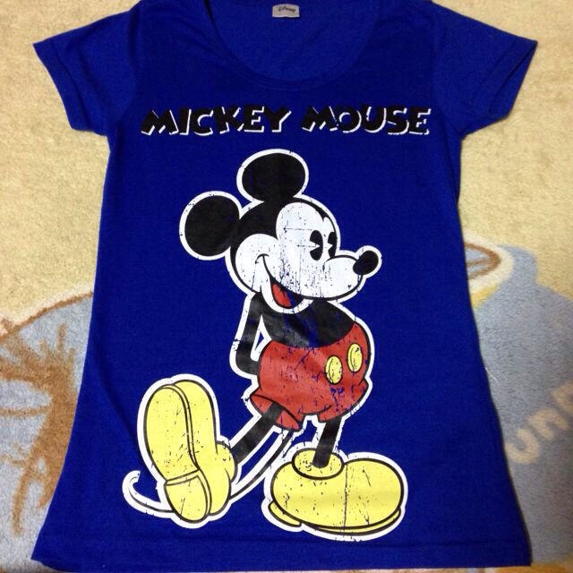 Disney(ディズニー)のミッキーTシャツ☆値下げ レディースのトップス(Tシャツ(半袖/袖なし))の商品写真