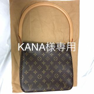 ルイヴィトン(LOUIS VUITTON)のKANA様専用 ルイヴィトン ルーピング モノグラムキャンバス 美品 送料無料(ショルダーバッグ)