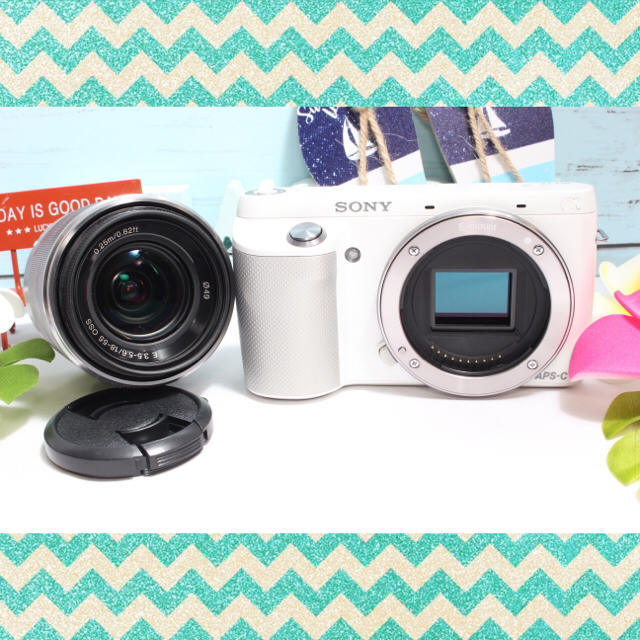❤️おしゃれなホワイト❤️自撮り可,Wi-Fi付❤️SONY NEX-F3 ❤️おしゃれなホワイト❤️自撮り可,Wi-Fi付❤️SONY NEX-F3