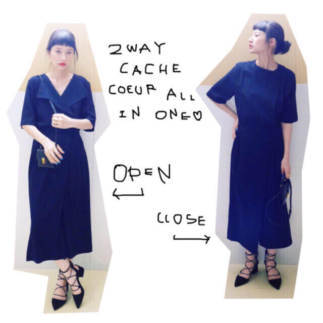 Ameri VINTAGE(アメリヴィンテージ)のCLANE  【新品】CACHE-COEUR ALL IN ONE  レディースのパンツ(オールインワン)の商品写真