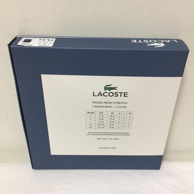 LACOSTE(ラコステ)のラコステ LACOSTE MICROMESHSTRETCH ボクサーパンツ M メンズのアンダーウェア(ボクサーパンツ)の商品写真