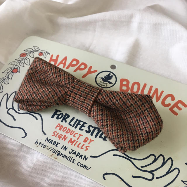 BEAMS BOY - HAPPY BOUNCE 蝶ネクタイ チェック ブラウン 値下げ 結婚式の通販 by haruna's shop|ビームスボーイ ならラクマ