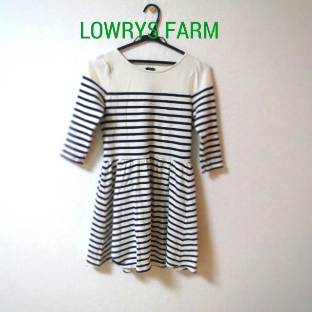 LOWRYS FARM(ローリーズファーム)のボーダーワンピース レディースのワンピース(ひざ丈ワンピース)の商品写真