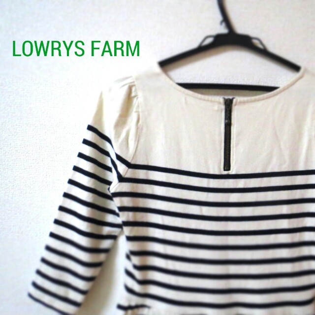 LOWRYS FARM(ローリーズファーム)のボーダーワンピース レディースのワンピース(ひざ丈ワンピース)の商品写真