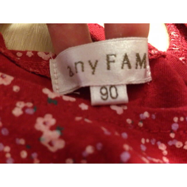 anyFAM(エニィファム)のany FAM 女の子 チュニック 90 キッズ/ベビー/マタニティのキッズ服女の子用(90cm~)(ワンピース)の商品写真