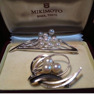 本真珠ブローチとアクセセット💕特価品(ブローチ/コサージュ)