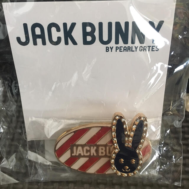 PEARLY GATES(パーリーゲイツ)の【新品】Jack Bunny!!by PEARLY GATES マーカー スポーツ/アウトドアのゴルフ(その他)の商品写真